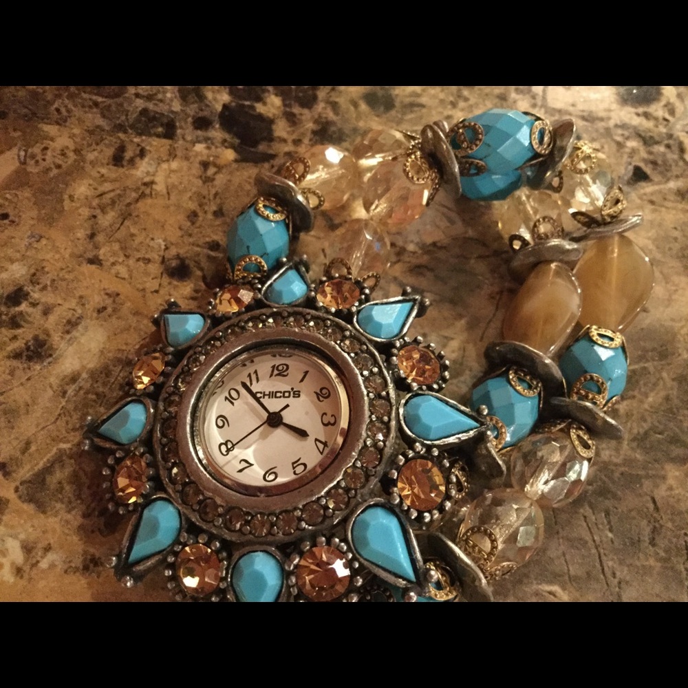 Chico’s beaded watch